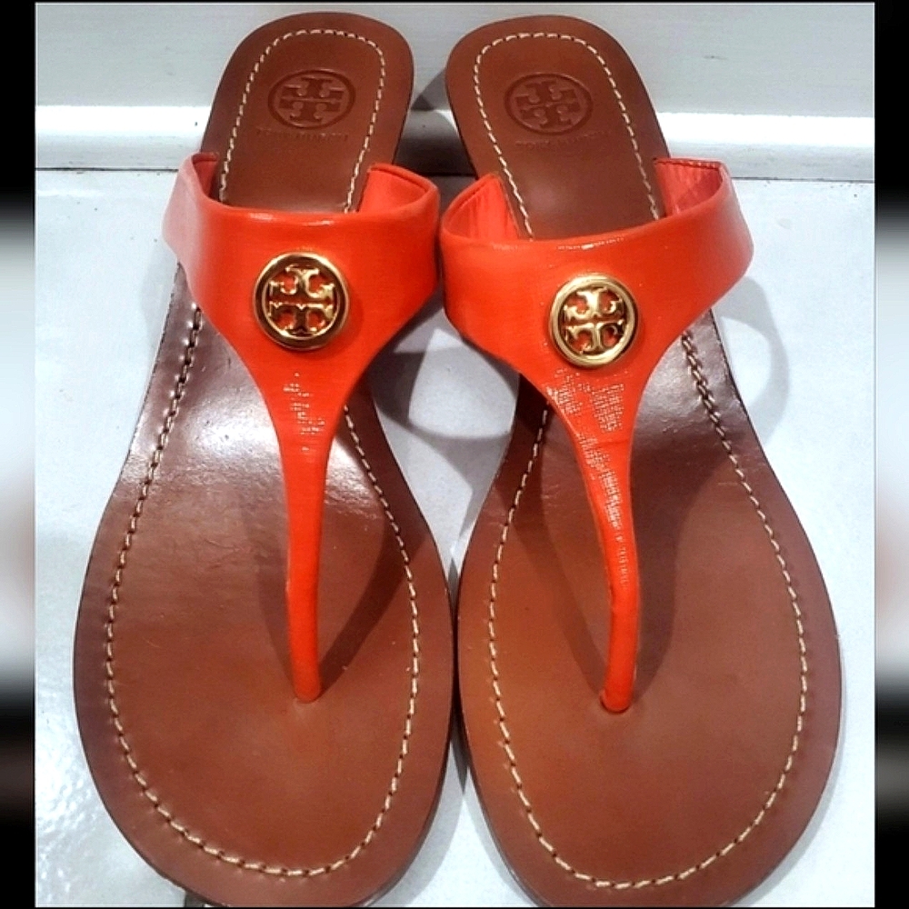 New Tory Burch Cameron Wedge Sandals